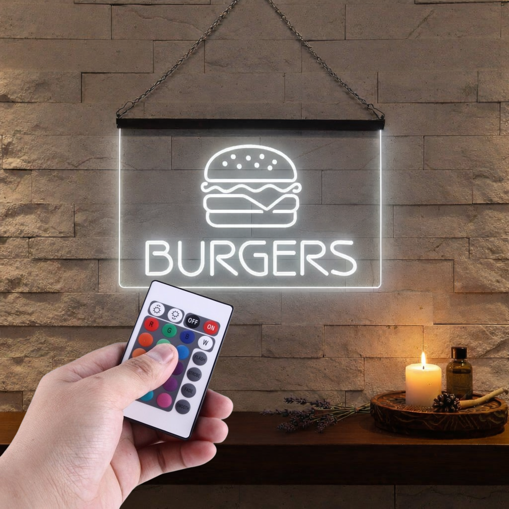 Enseigne Lumineuse Restaurant Burgers