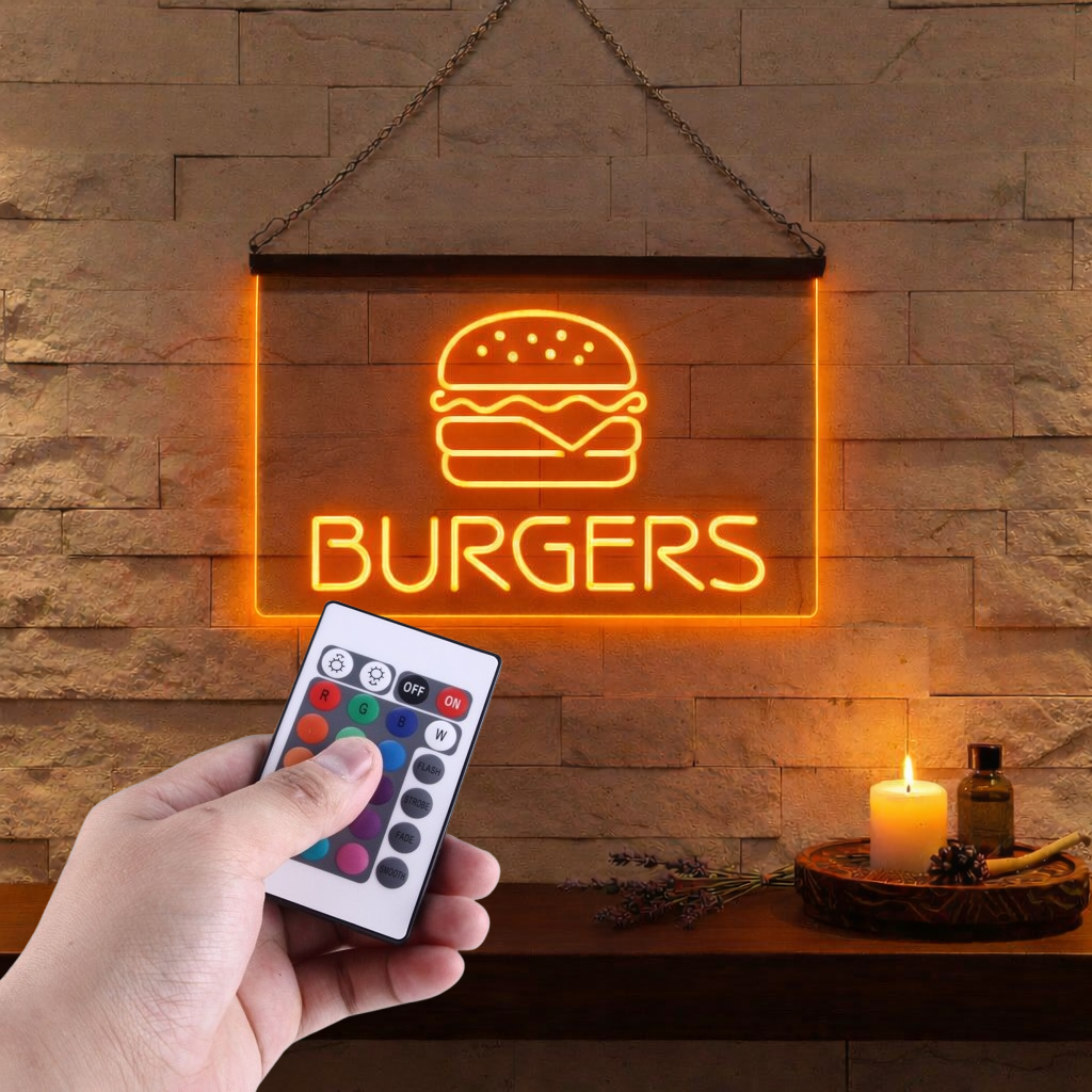 Enseigne Lumineuse Restaurant Burgers