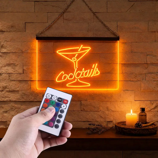 Enseigne Lumineuse Cocktail