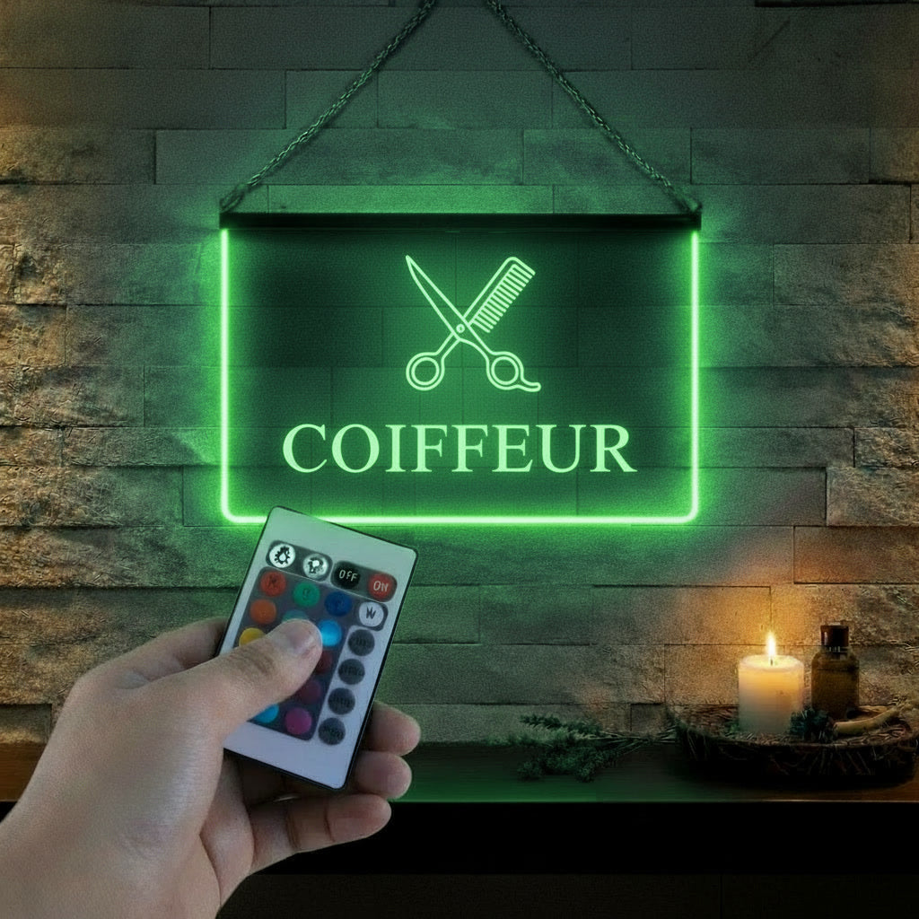 Enseigne Lumineuse Métier Coiffeur
