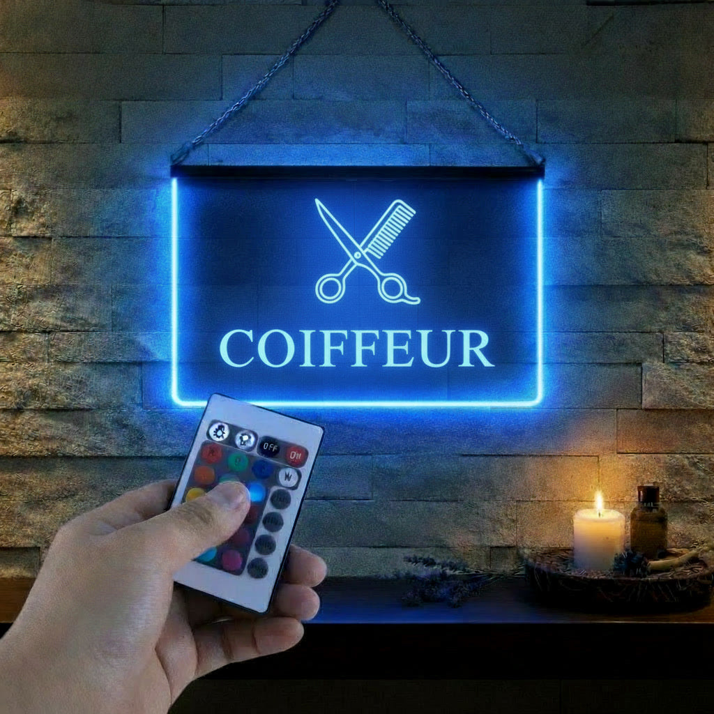 Enseigne Lumineuse Métier Coiffeur