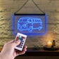 Enseigne Lumineuse Voiture Vintage