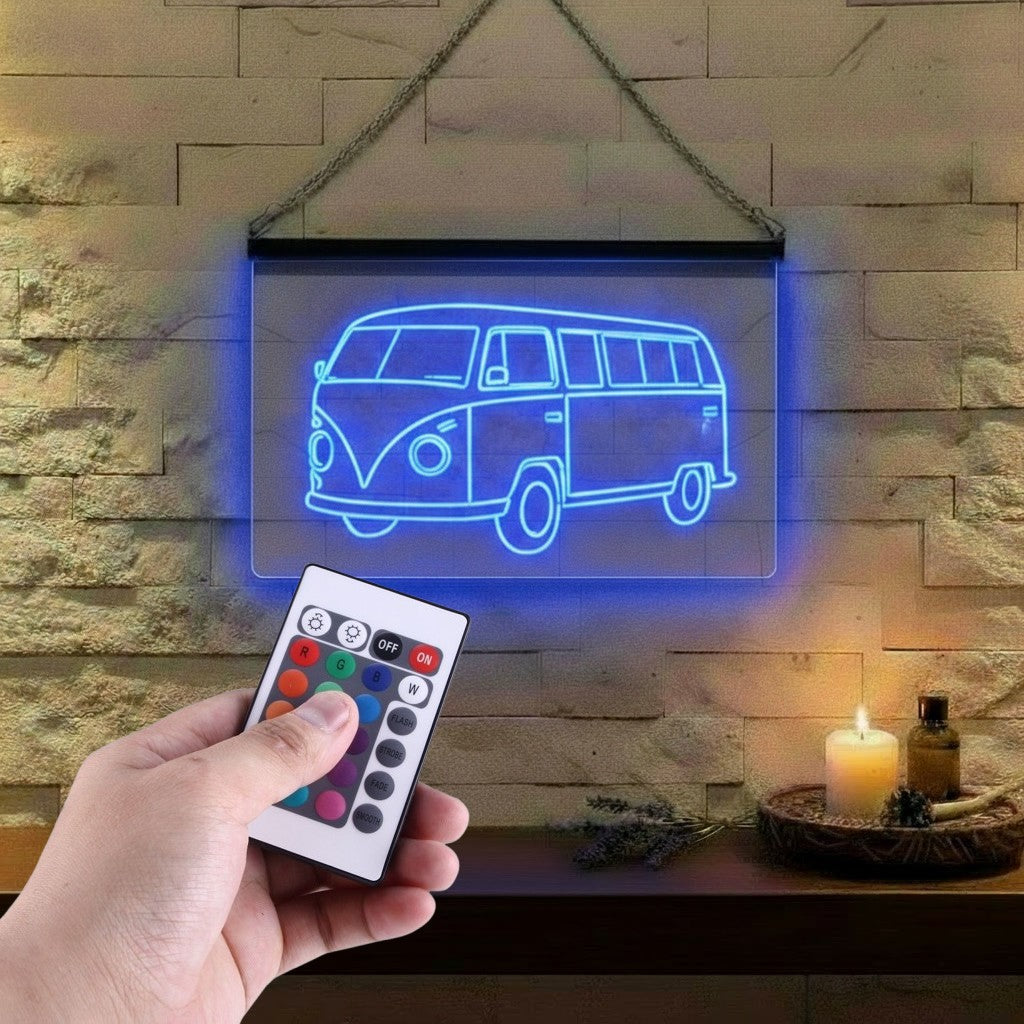 Enseigne Lumineuse Voiture Vintage