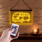 Enseigne Lumineuse Voiture Vintage