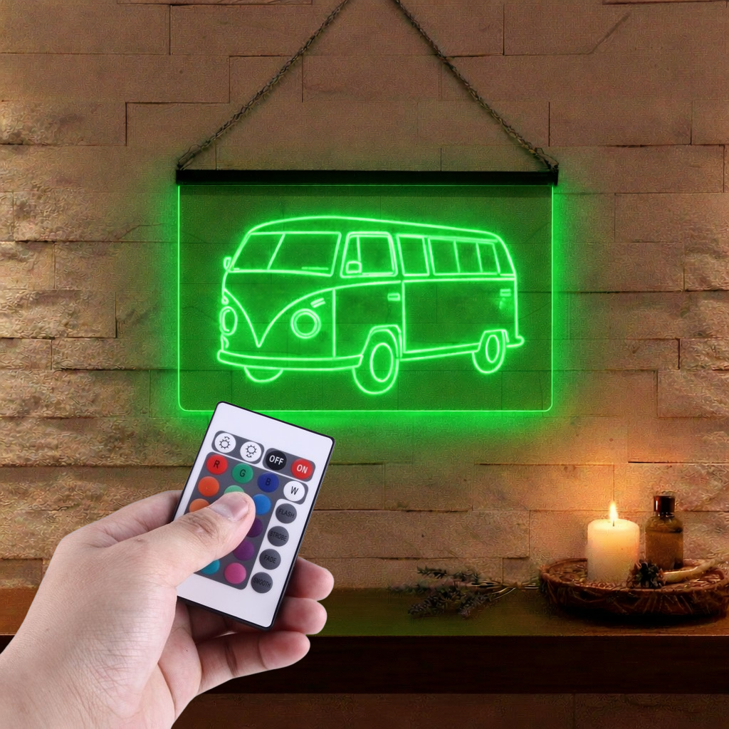 Enseigne Lumineuse Voiture Vintage