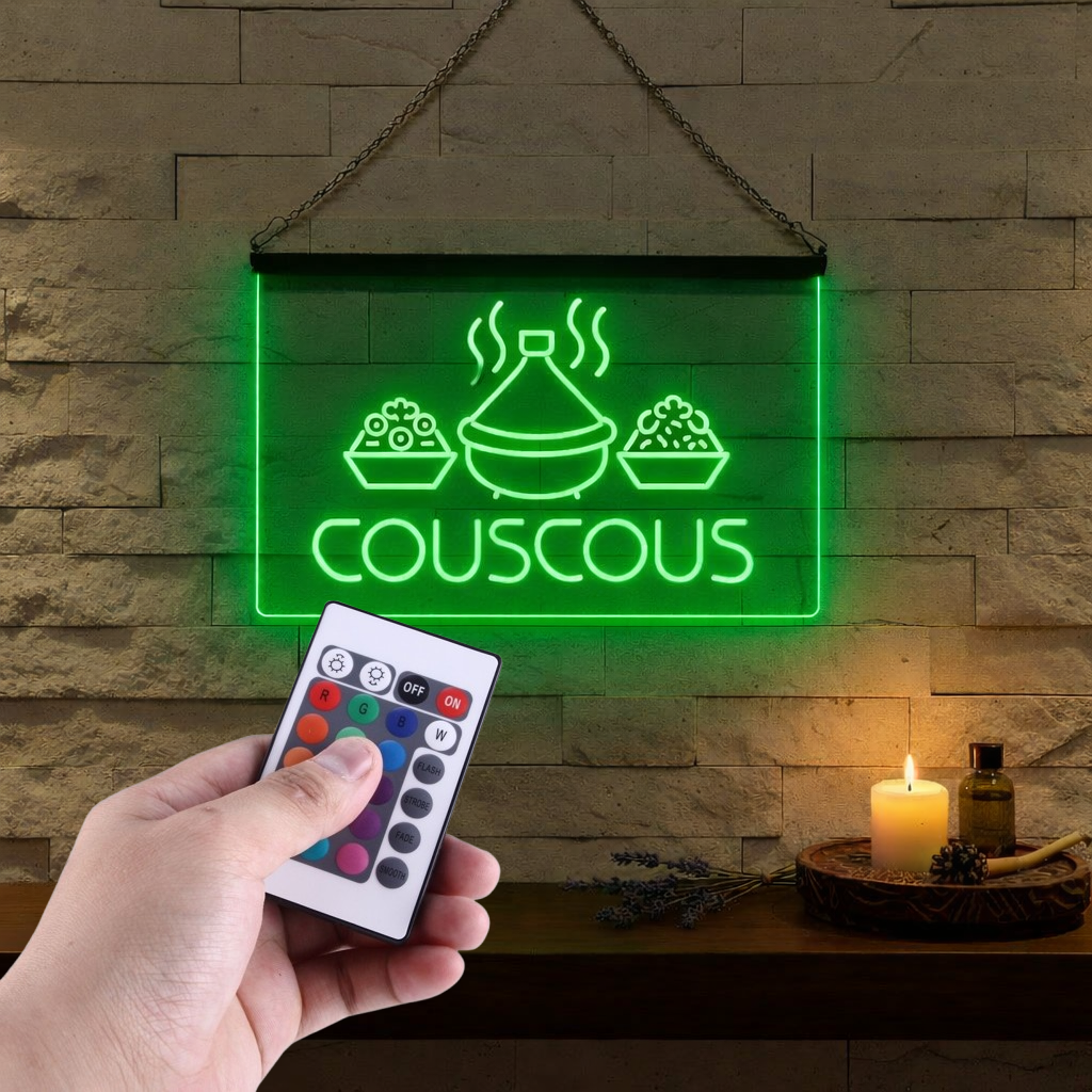 Enseigne Lumineuse Couscous