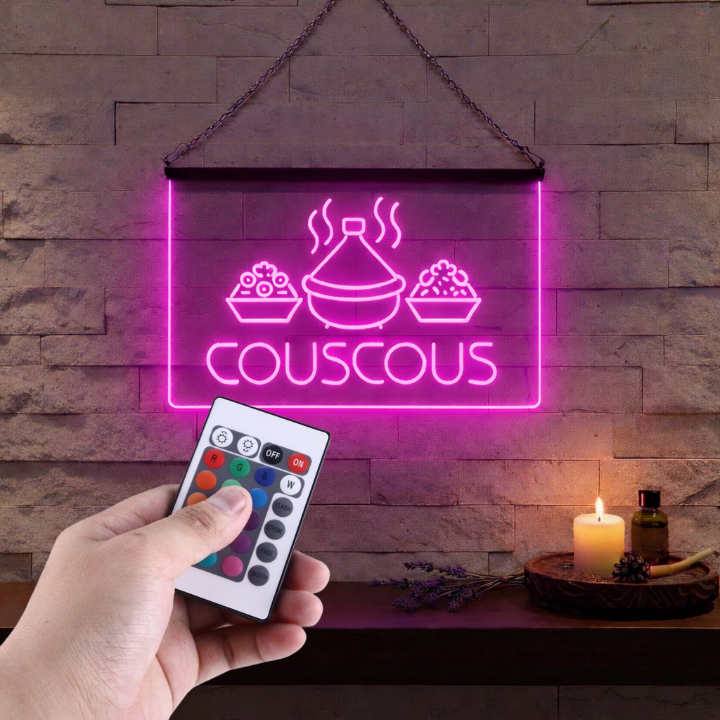 Enseigne Lumineuse Couscous