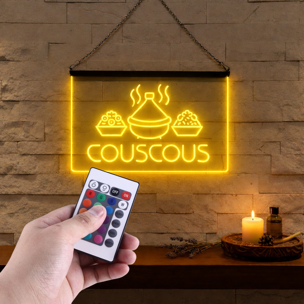 Enseigne Lumineuse Couscous