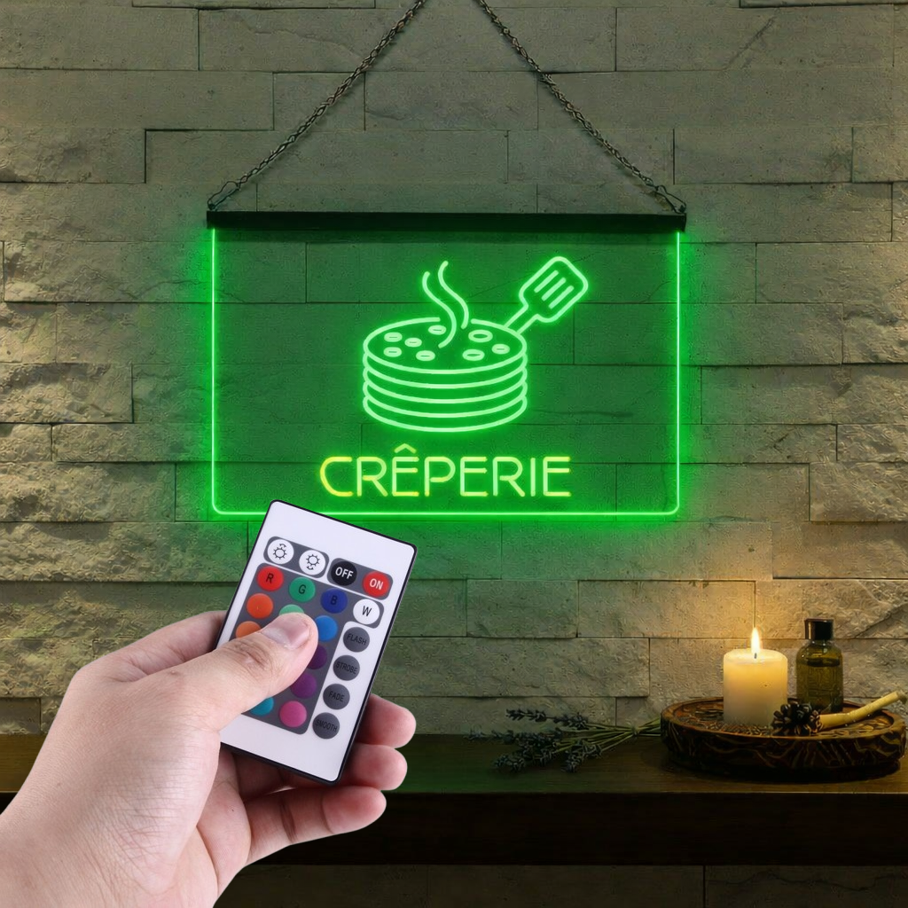 Enseigne Lumineuse Crêperie