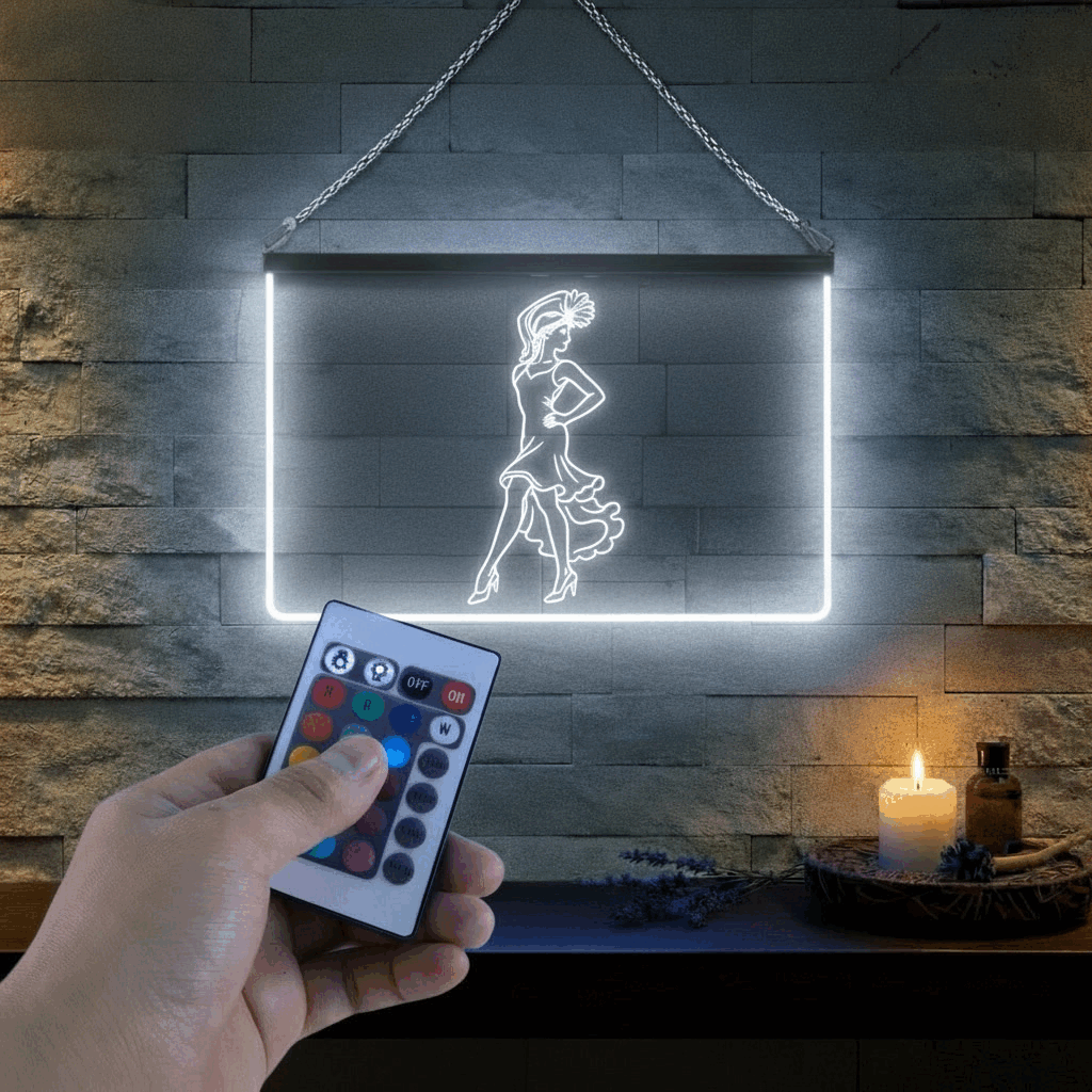 Enseigne Lumineuse Danse 60 x 40 cm