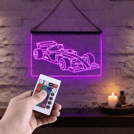 Enseigne Lumineuse Formule 1 60 x 40 cm