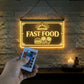 Enseigne LED Fast Food Restaurant