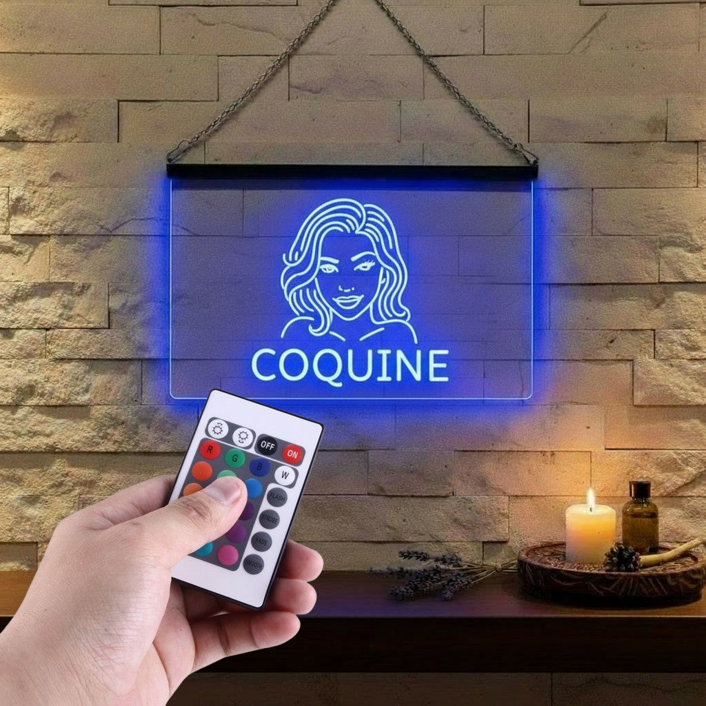 Enseigne Lumineuse Coquine