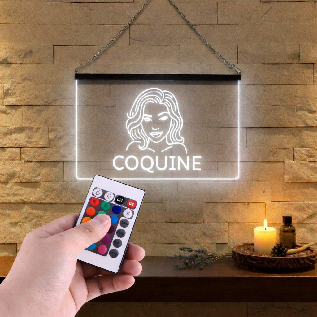 Enseigne Lumineuse Coquine