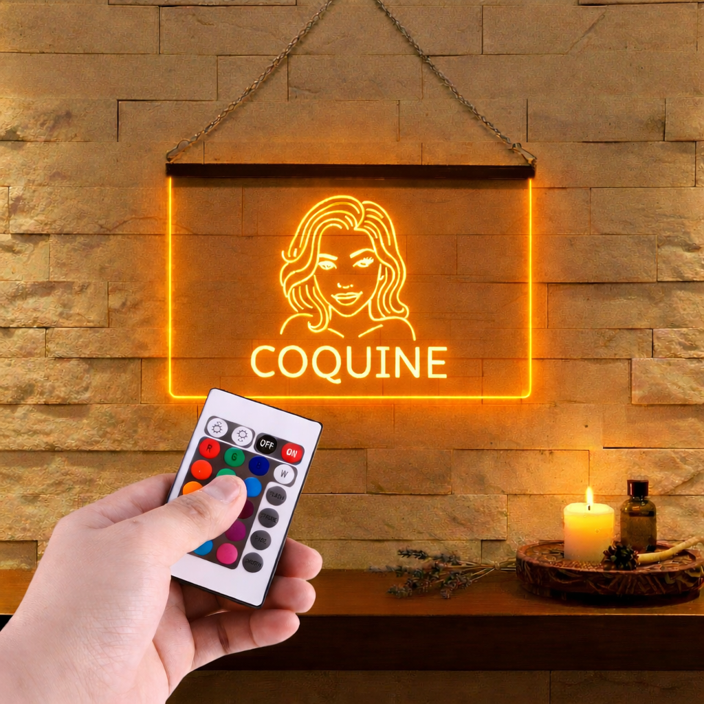 Enseigne Lumineuse Coquine