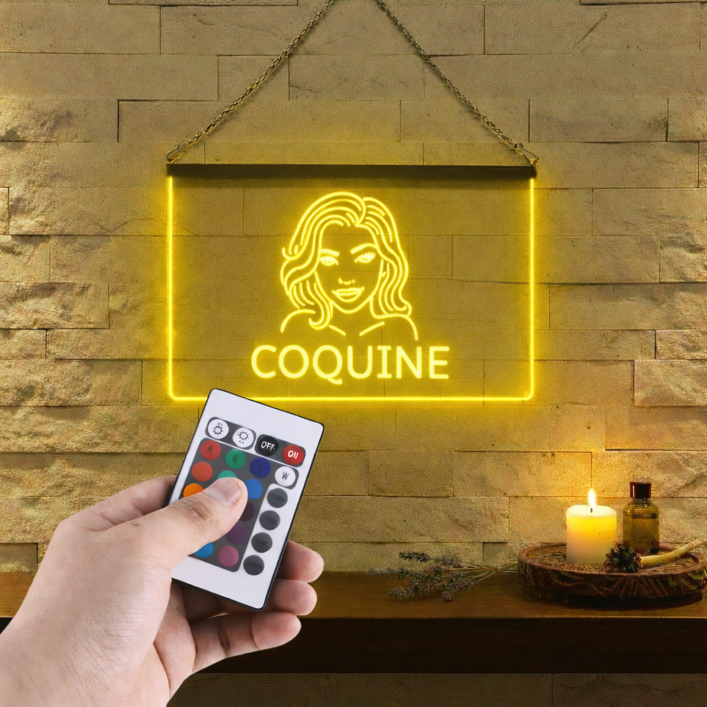 Enseigne Lumineuse Coquine