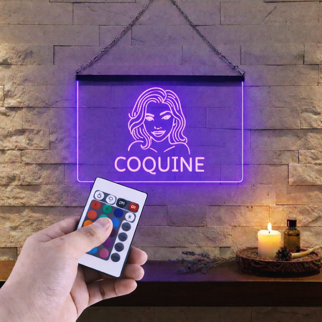 Enseigne Lumineuse Coquine
