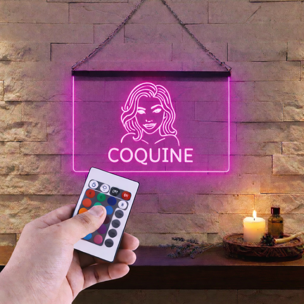 Enseigne Lumineuse Coquine