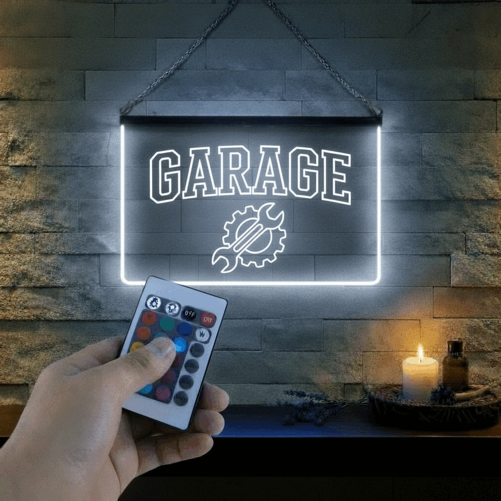 Enseigne Lumineuse Métier Garage