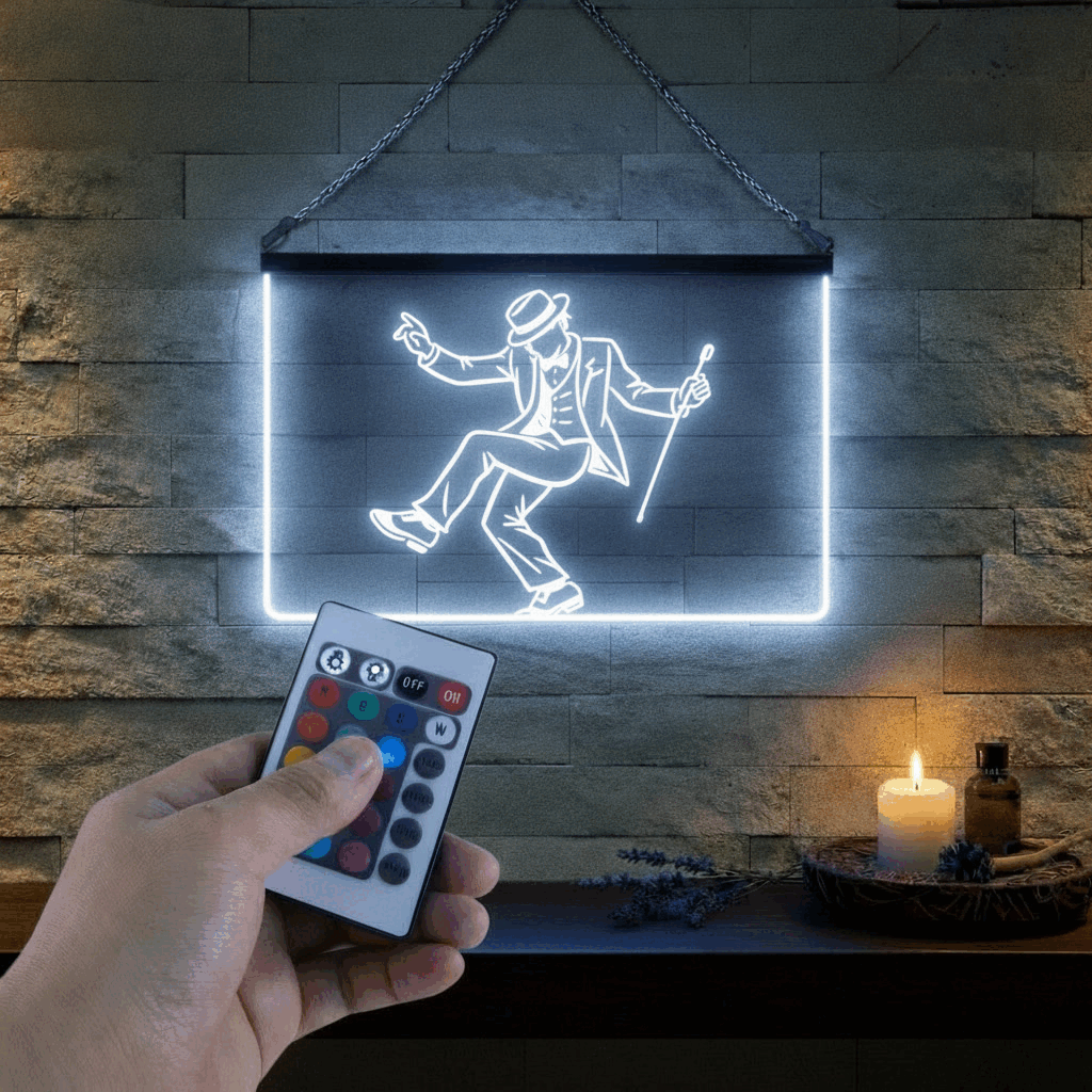 Enseigne Lumineuse Gatsby 60 x 40 cm