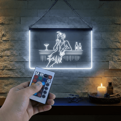 Enseigne Lumineuse Gatsby 60 x 40 cm