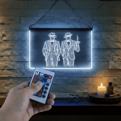 Enseigne Lumineuse Gatsby 60 x 40 cm
