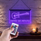 Enseigne Lumineuse Musique Guitare