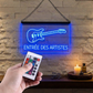 Enseigne Lumineuse Musique Guitare