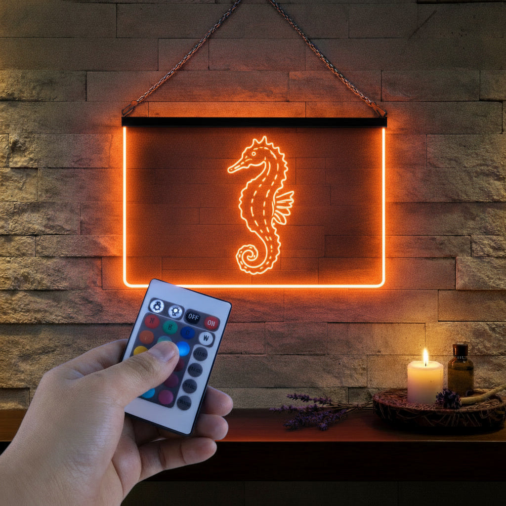 Enseigne Lumineuse Hippocampe