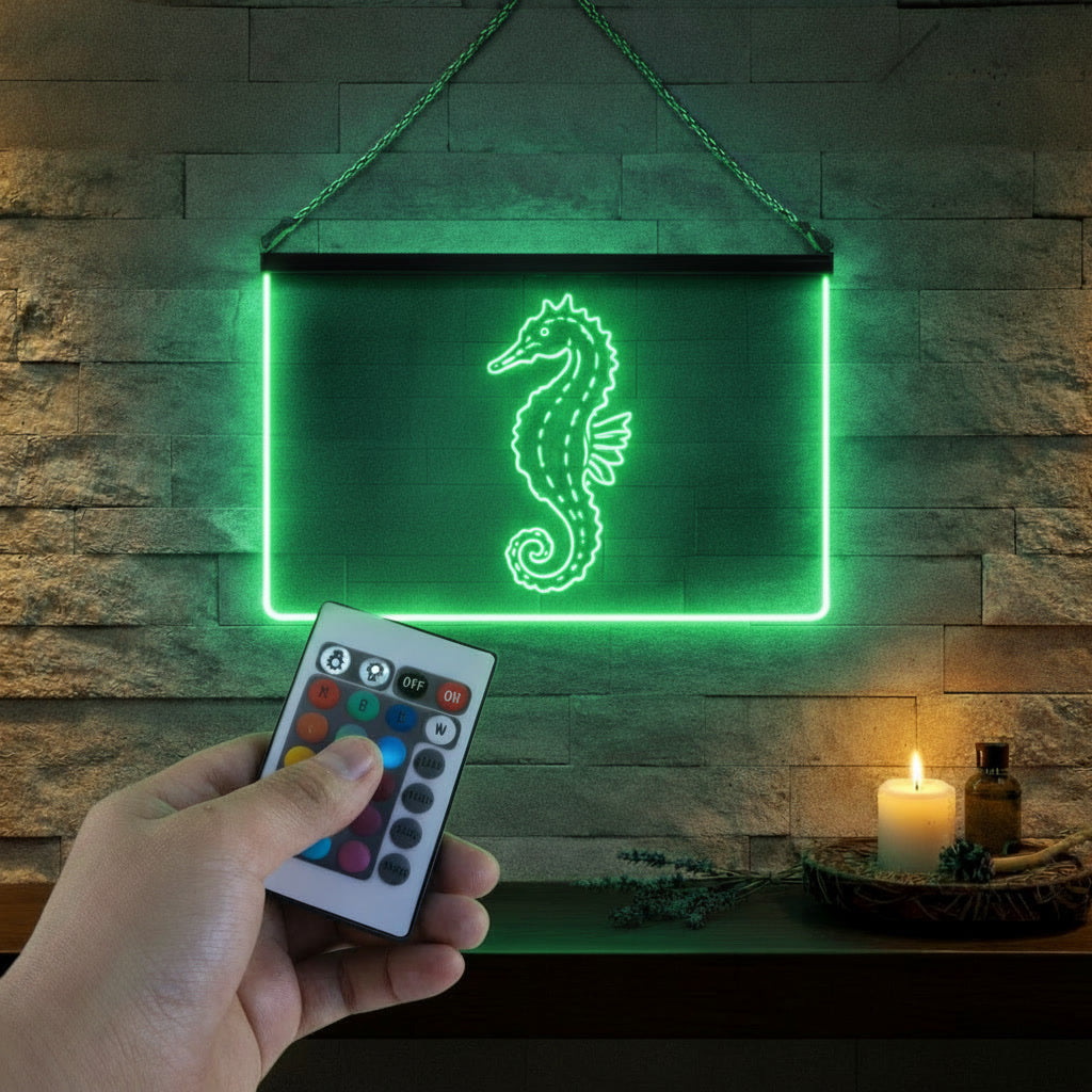 Enseigne Lumineuse Hippocampe