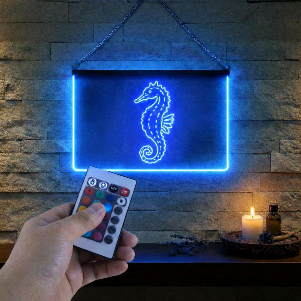 Enseigne Lumineuse Hippocampe