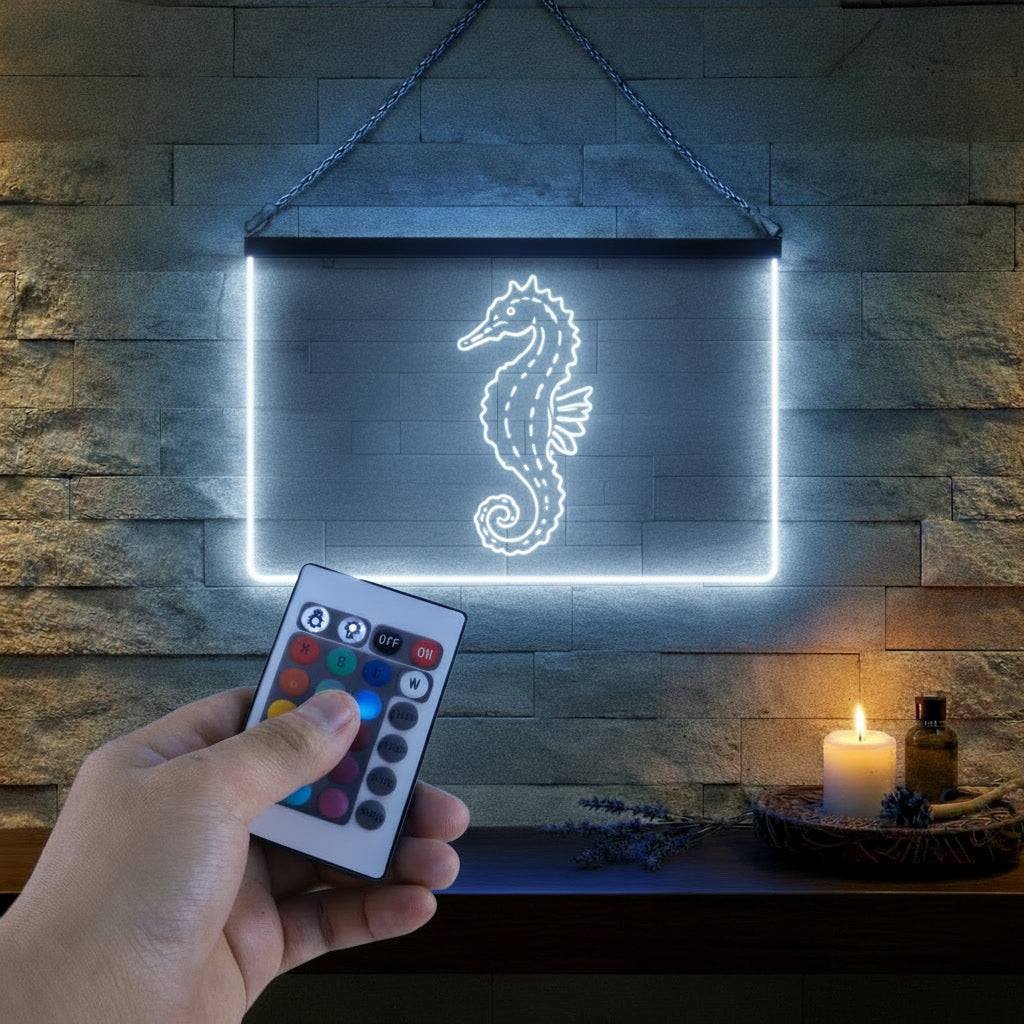 Enseigne Lumineuse Hippocampe