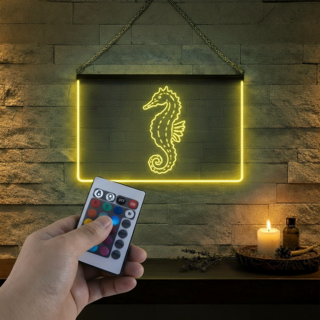 Enseigne Lumineuse Hippocampe