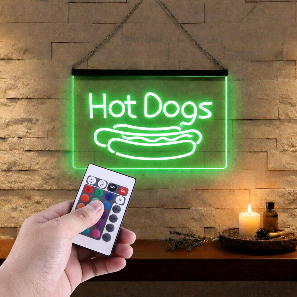 Enseigne Lumineuse Hot Dogs