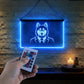 Enseigne Lumineuse Animal Husky