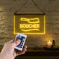 Enseigne Lumineuse Métier Boucher