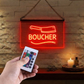 Enseigne Lumineuse Métier Boucher