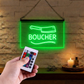 Enseigne Lumineuse Métier Boucher