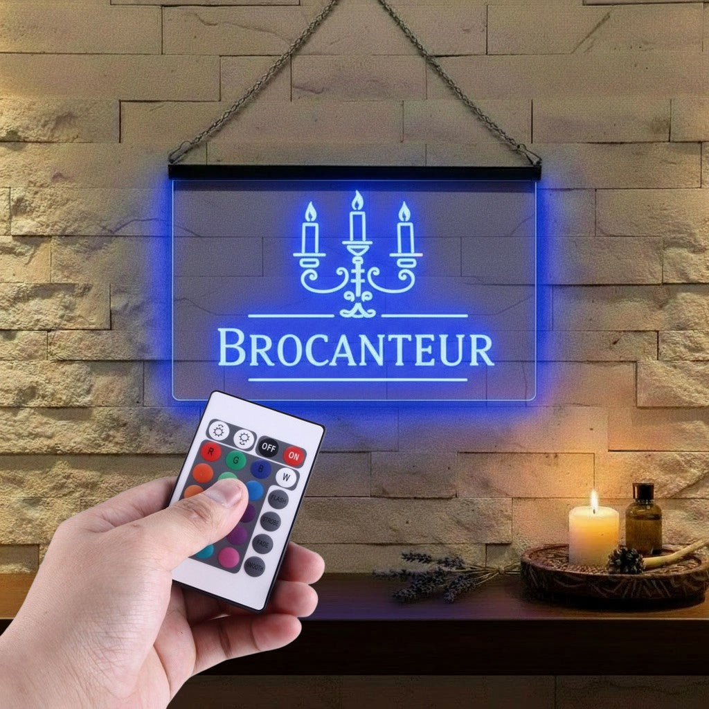 Enseigne Lumineuse Métier Brocanteur