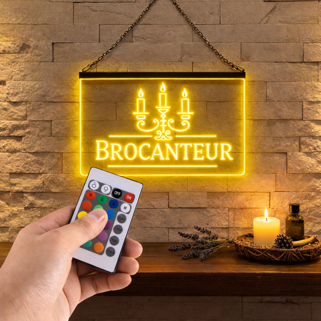 Enseigne Lumineuse Métier Brocanteur