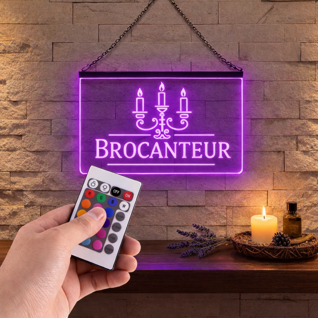 Enseigne Lumineuse Métier Brocanteur