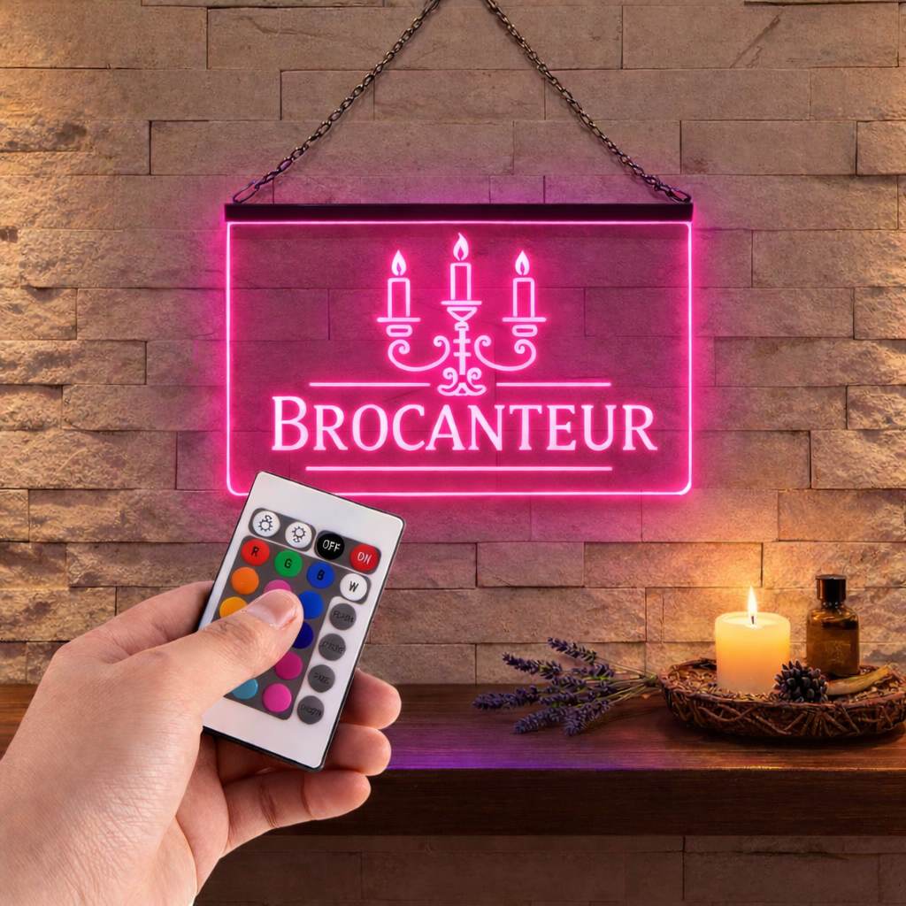Enseigne Lumineuse Métier Brocanteur