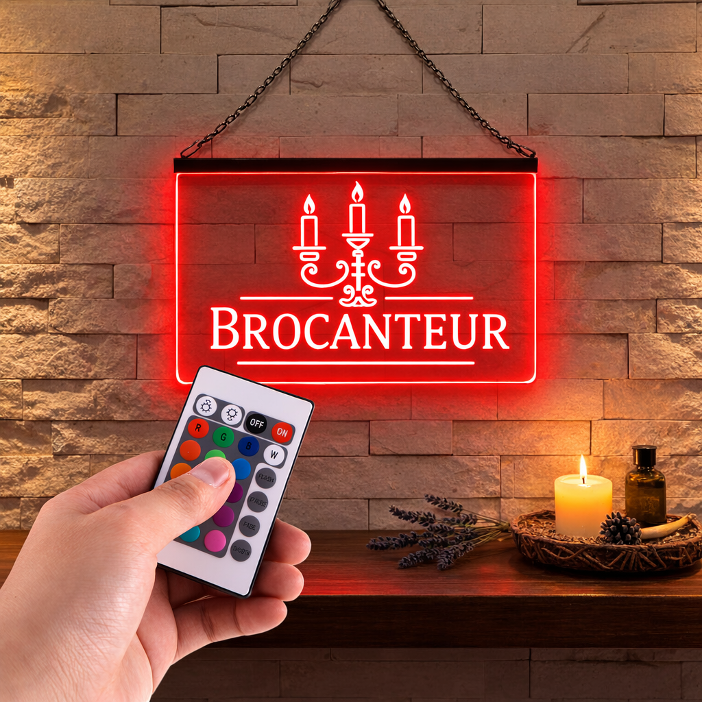 Enseigne Lumineuse Métier Brocanteur