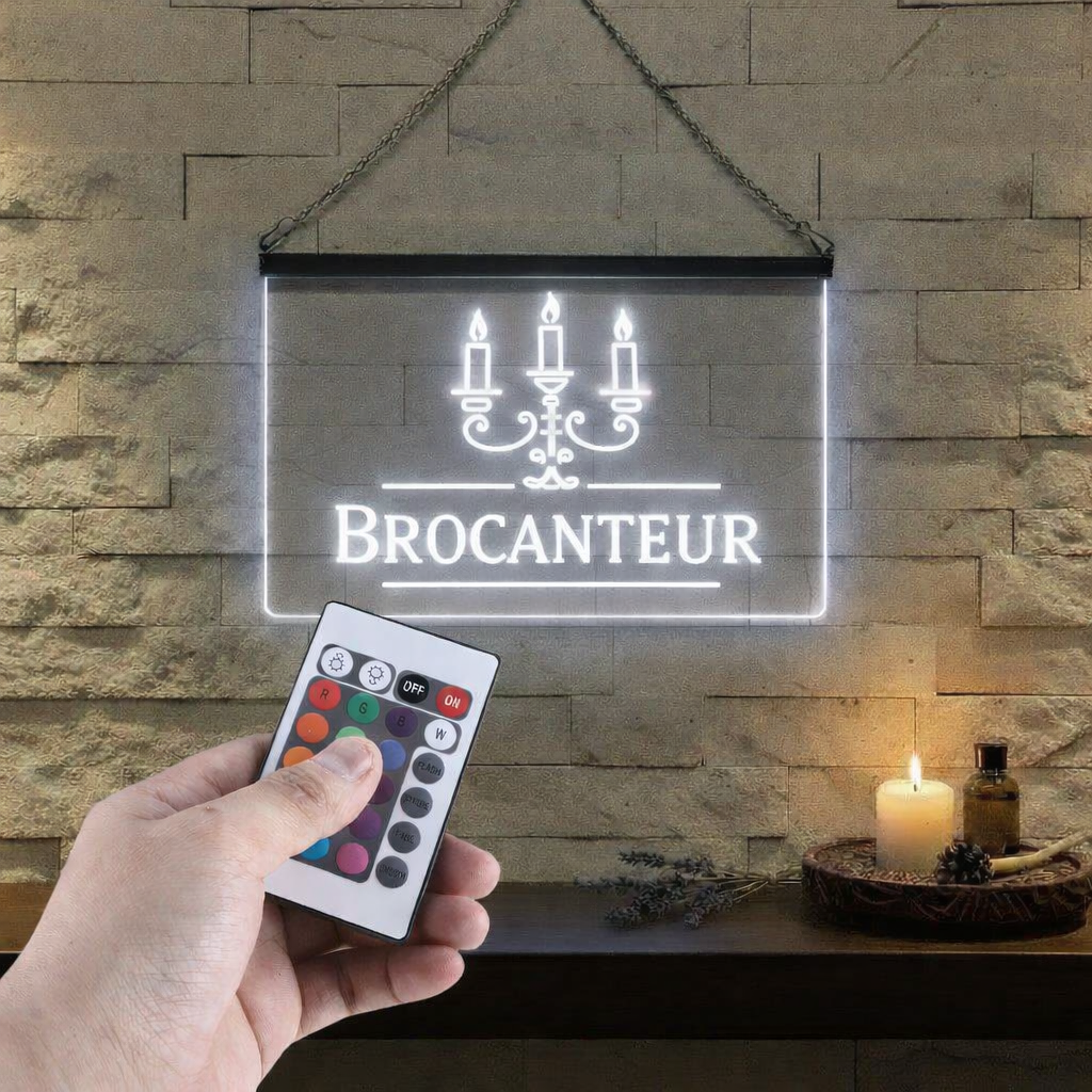 Enseigne Lumineuse Métier Brocanteur