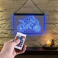 Enseigne Lumineuse Moto Sportive