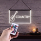Enseigne Lumineuse Musique Country