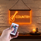 Enseigne Lumineuse Musique Country