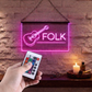 Enseigne Lumineuse Musique Folk