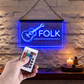 Enseigne Lumineuse Musique Folk