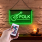 Enseigne Lumineuse Musique Folk